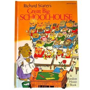 VTG 1979 Richard Scarry's Great Big Schoolhouse Book, HC
